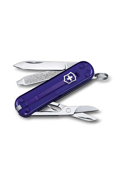 OEM Briceag Victorinox Classic SD, Translucent Persian Indigo
