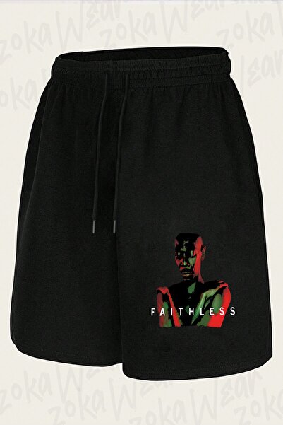 ZOKAWEAR Unisex σορτς με στάμπα Faithless Design