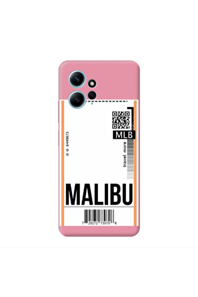 Other Xiaomi Redmi Note 12 4G Malibu Travel More Pink Colored Silicone TPU Θήκη