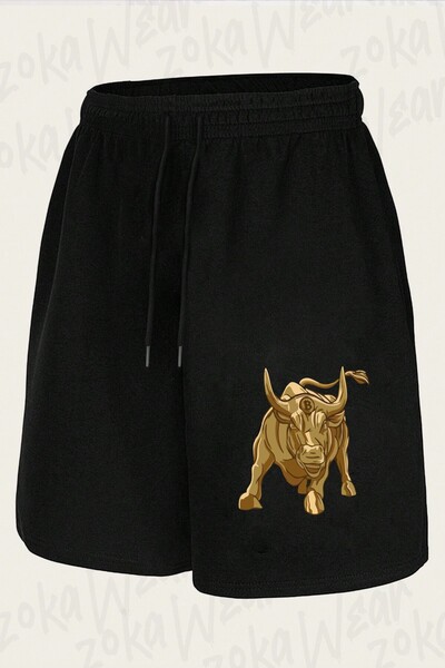ZOKAWEAR Unisex Bitcoin Bull Season Design Printed Shorts