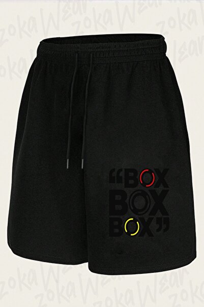 ZOKAWEAR Unisex Box Box Box Formula 1 Design Printed Shorts