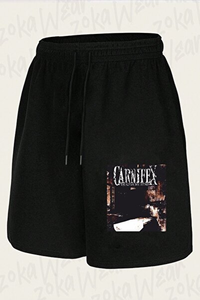 ZOKAWEAR Unisex Carnifex Design Printed Shorts