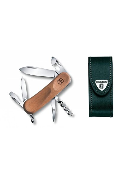 OEM Set briceag multifunctional/teaca, Victorinox Delemont EvoWood, Maro