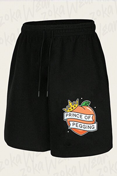 ZOKAWEAR Unisex Σορτς με στάμπα Prince Of Pegging