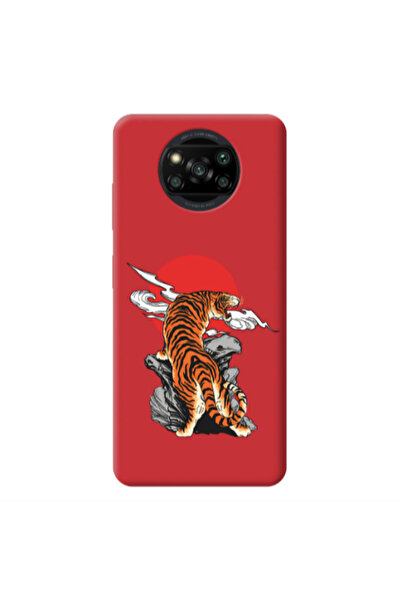 Other Xiaomi Poco X3 /X3 Pro Angry Gorilla Red Colored Silicone TPU Θήκη