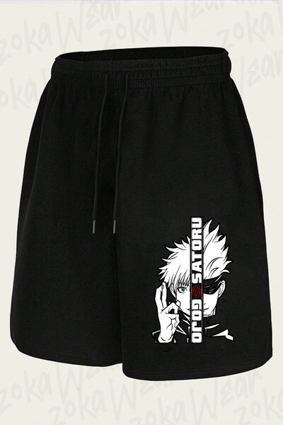 ZOKAWEAR Unisex Jujutsu Kaisen Gojo Satoru v2 Σορτς με στάμπα σχεδίου