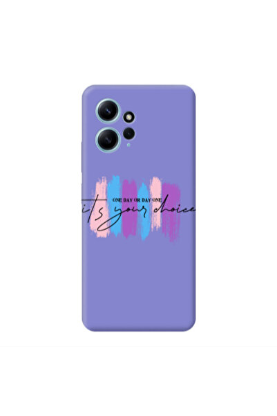 Other Xiaomi Redmi Note 12 4G One Day Or Day One Purple Colored Silicone TPU ...
