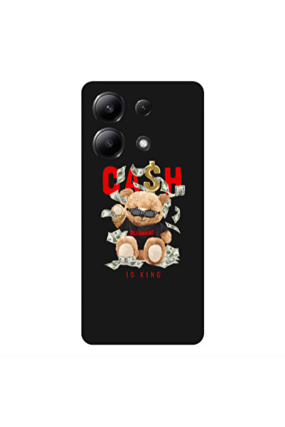 Other Xiaomi Redmi Note 13 4G Cash is king Black Colored Silicone TPU Θήκη