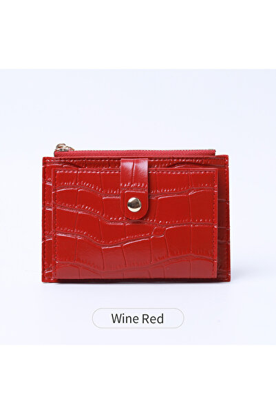 Choice1 QB2004-WineRed Ultrathin Ladies' Small Wallet,Fashion Credit ID Card ...