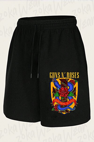 ZOKAWEAR Unisex Guns N Roses V48 Design Printed Shorts