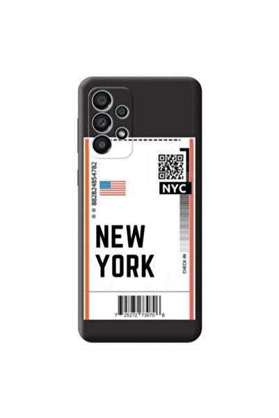 Other Samsung A53 New York NYC Black Colored Silicone TPU Θήκη