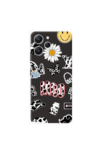 Other Xiaomi Redmi 12 Find Yourself 6 Black Colored Silicone TPU Θήκη