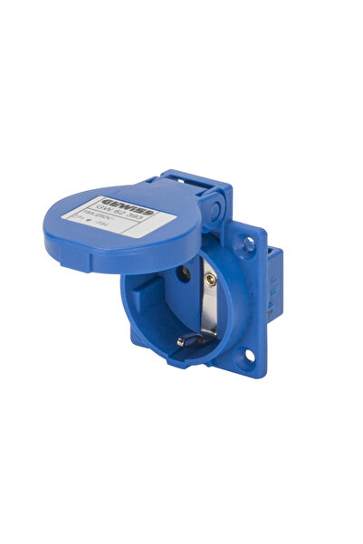 Gewiss ST контакт 2P+E 50x50 2P+E 16A IP54, GW62393, Gewiss, Еднофазни