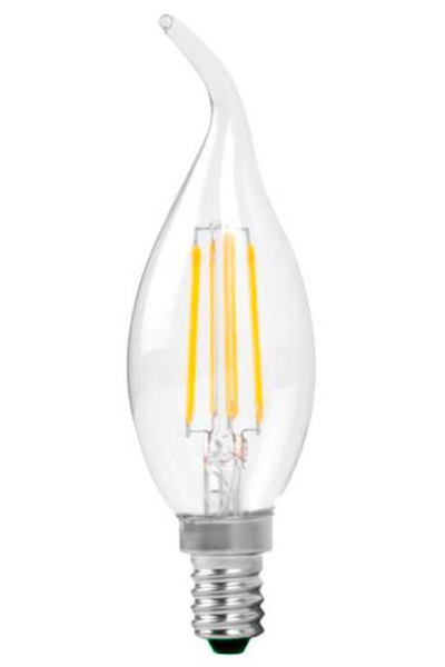 OPTONICA LED λάμπα Candle C35T Filament 1481, 4W, 4500K, E14, 400lm