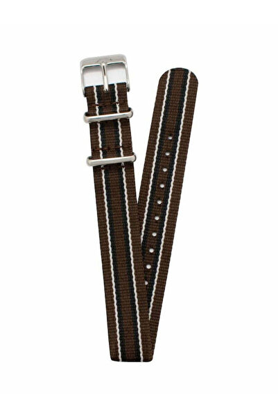 Timex Υφασμάτινο λουράκι καφέ 18mm