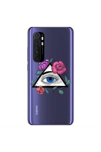 Other Xiaomi Mi Note 10 Lite Eye and flower Transparent Silicone TPU Θήκη