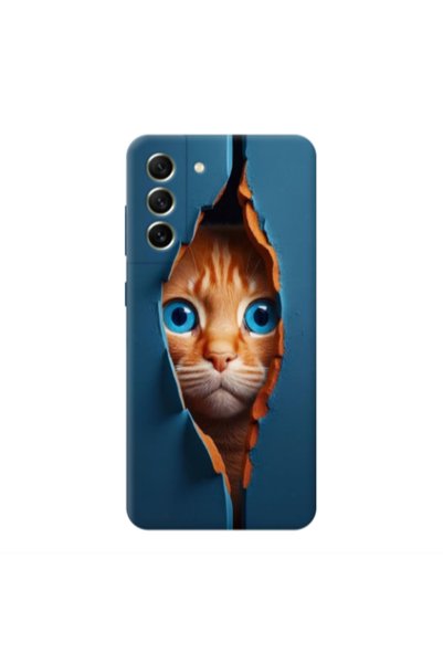 Other Samsung S22 Plus Cat Blue Eyes Transparent Silicone TPU Θήκη