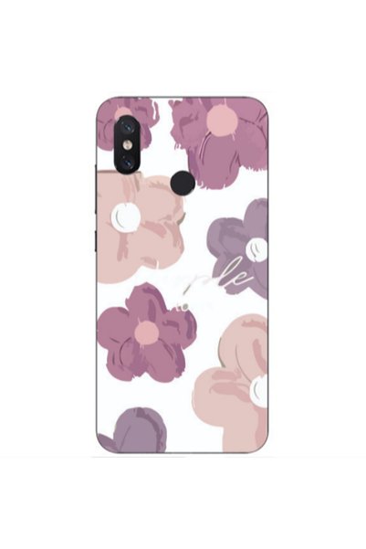 Other Xiaomi Mi 8 Flowers 2 Transparent Silicone TPU Θήκη