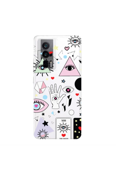 Other Xiaomi Poco F5 Pro Pyramid eyes Transparent Silicone TPU Θήκη