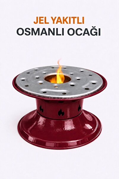 Karahisarlı Metal Jel Yakıtlı Osmanlı Ocağı – Geleneksel Osmanlı Ocağı Isıtıc...