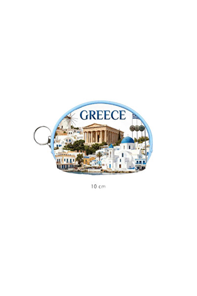Tradesor Πορτοφόλι Souvenir μπρελόκ mini - Σετ 10pcs - PVC - Greece - 10*8*3c...