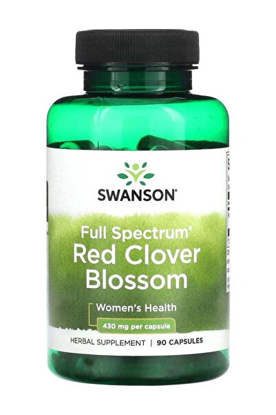 SWANSON Full Spectrum Red Clover Blossom 430 mg 90 Capsules