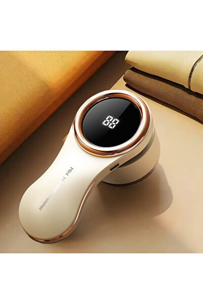 Choice1 beige USB charging hair removal ball, portable fabric shaver and clot...