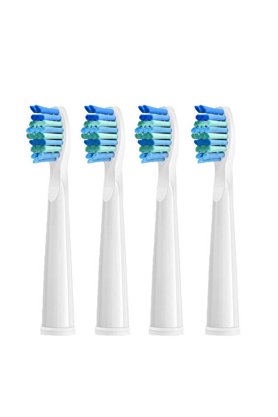 choice2 4pcs White Replacement Toothbrush Heads for Fairywill FW-507/508/551/...