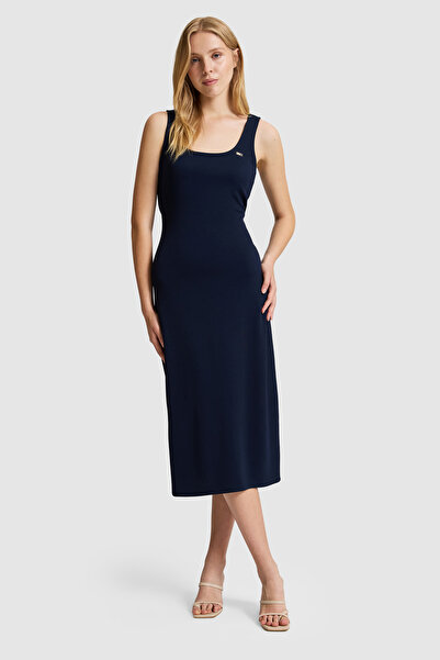 U.S. Polo Assn. Women's Navy Blue Knitted Dress 50323562-Vr033