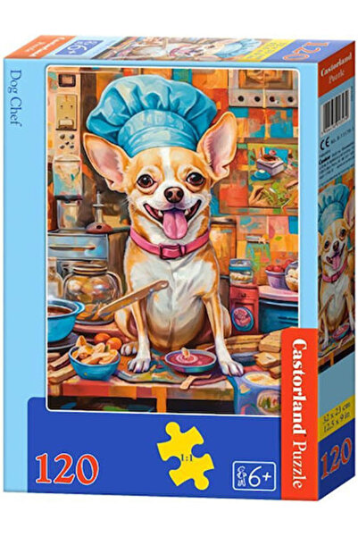 Castorland Puzzle Câine Bucătar 120 Piese B-13579