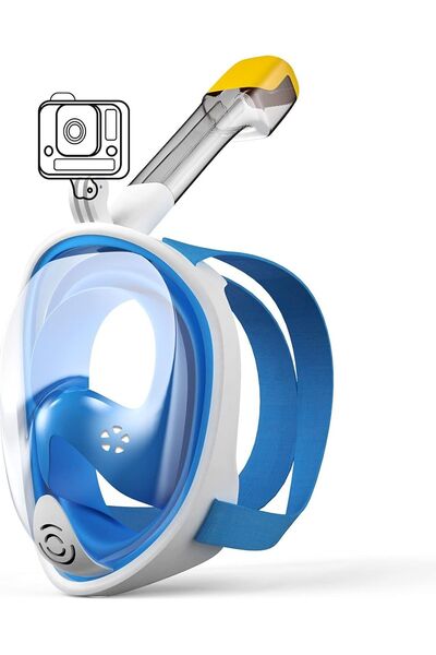 OEM Mască de snorkeling 180 de grade panoramică, sistem anti-aburire, S/M