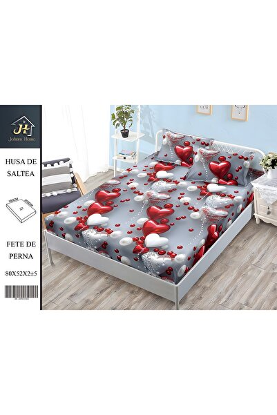 OEM Satin Cotton Bed Cover 2 Persons 3 Pieces with Elastic 180x200 cm, Model ...