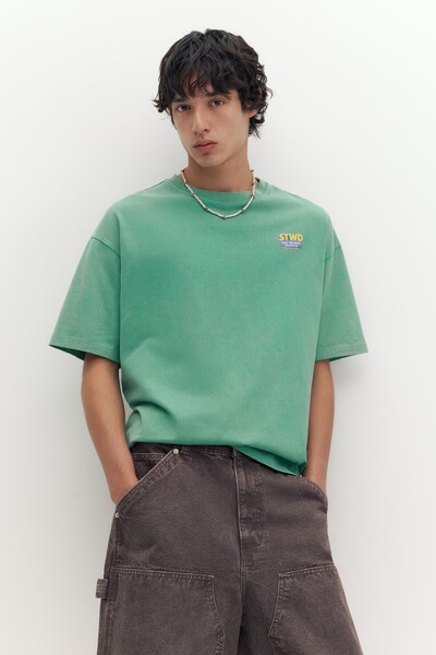 Pull & Bear STWD grafikli tişört