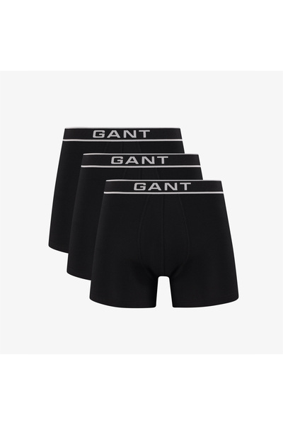 Gant Erkek Siyah Düz Boxer