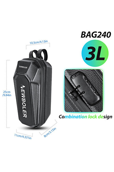 choice2 BAG240-3L-lock NEWBOLER 3L/5L Electric Scooter Bag Accessories Electr...
