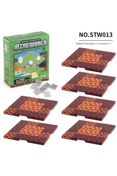 Choice11 STW0013 Magnetic Base Plate Variety Baseplates Match Mine World Magn...