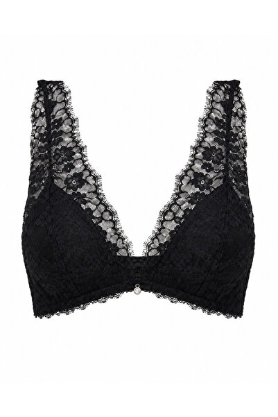 vishne Sora Bralet -Dantel Askılı Balensiz Bralet