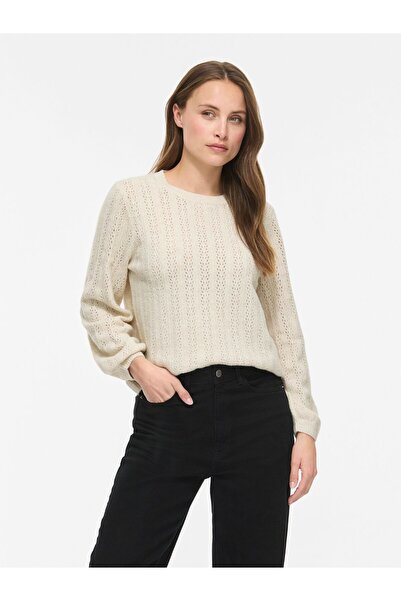 VILA Strickpullover VILIGA Pointelle