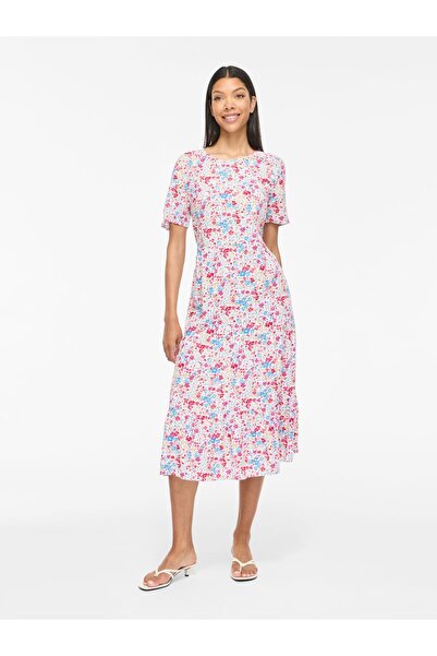VILA Maxikleid Kurzarm