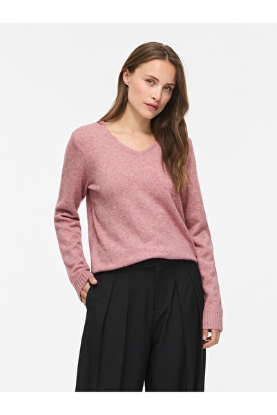 VILA Strickpullover VIRIL V-Ausschnitt