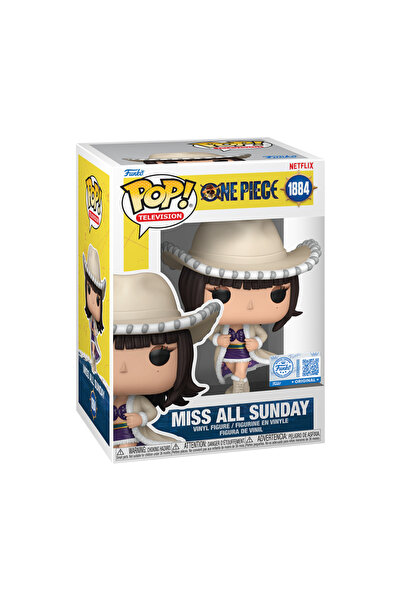 Funko Pop One Piece Pop! Miss All Sunday (Live Action) 1884 One Piece Anime F...