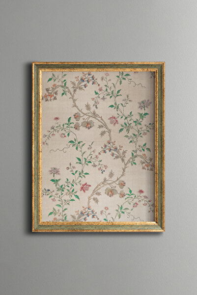 epiqart Flower Pattern - Vintage Patterned Painting - Fine Model
