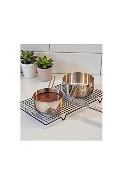 Empressco Stainless Steel 2-Piece Milk and Sauce Pot Set, 14-16 Cm, Durable a...