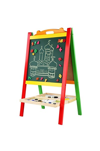 CasaDesteapta.ro Tablă Magnetică Educațională Multifuncțională cu Suport, 2 î...