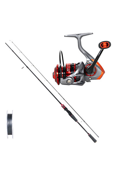 Remixon Focus RD 2.70M 5-35 Gr 2 Parça Spin Kamış + RD3000M 5+1BB Makara Tam ...