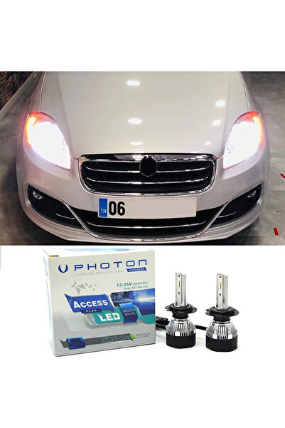 Photon Fiat Linea Led Xenon Kısa Far Ampulü H7 Access Yeni Seri Beyaz