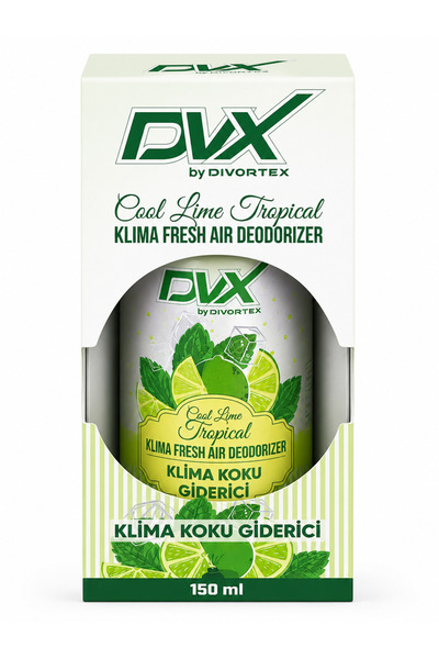 Divortex DVX Cool Lime Tropical Klima Koku Giderici 150 ml Araç Klima Temizle...