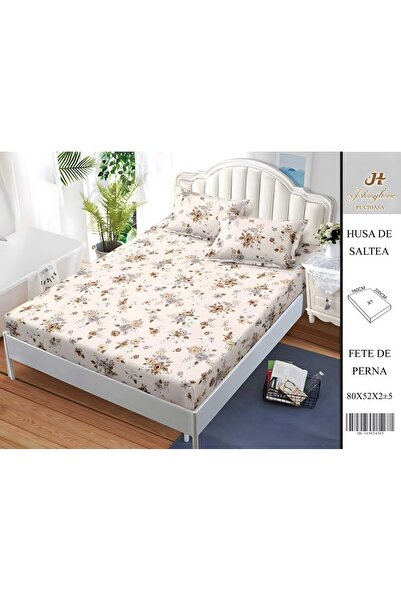 OEM Satin Cotton Bed Cover 2 Persons 3 Pieces with Elastic 160x200 cm, Model ...