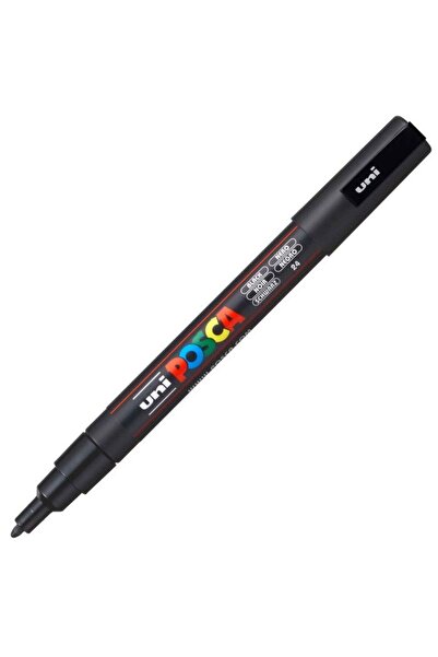 POSCA Λεπτός Μαρκαδόρος Μαύρος (PC-3M-MAY)
