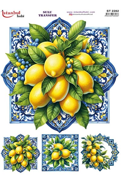 İstanbul Hobi Sulu Transfer Kağıdı 25x35cm ST-2282